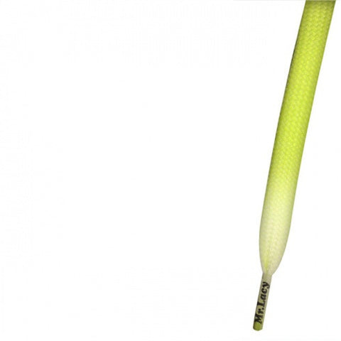 Mr Lacy Neon Lime Yellow Fadies Shoelaces