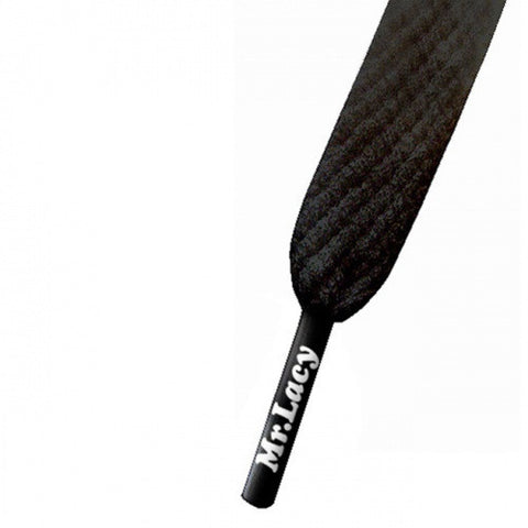 Mr Lacy Black Smallies Short Shoelaces