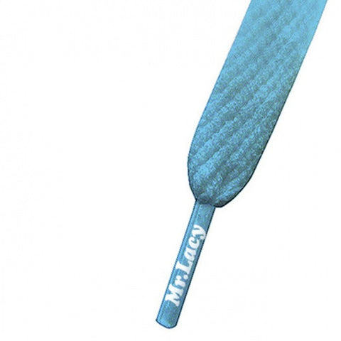 Mr Lacy Mellow Blue Smallies Short Shoelaces