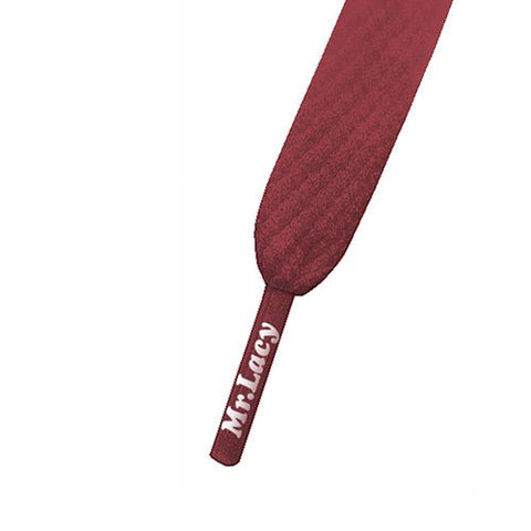 Mr Lacy Burgundy Flatties Shoelaces