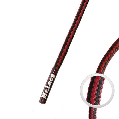 Mr Lacy Hikies Red & Black Boot Laces 130cm