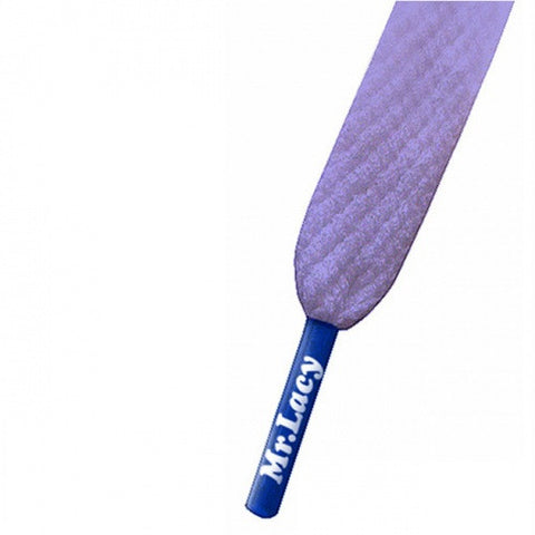 Mr Lacy Lila & Royal Blue Colour Tips Shoelaces