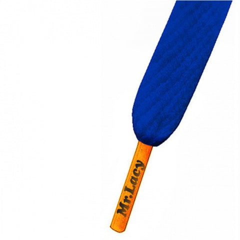 Mr Lacy Royal Blue & Bright Orange Colour Tips Shoelaces